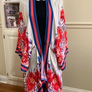 Flying Tomato Open Front Kimono